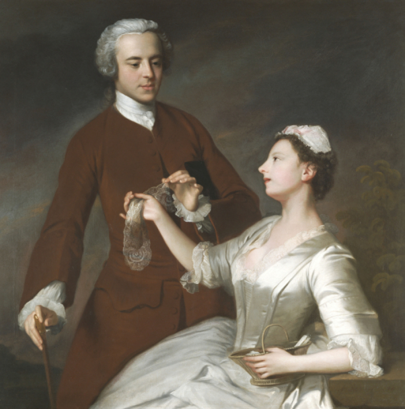 Portrait Of Sir Edward And Lady Turner by Allan Ramsay, 1740